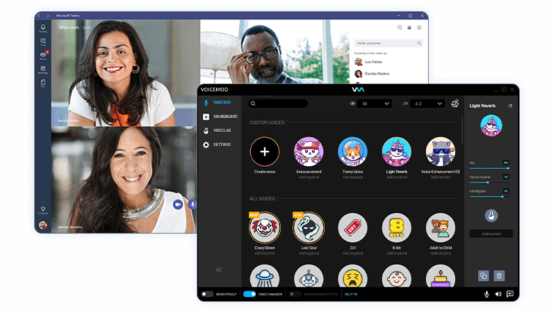 How to use voicemod on Microsoft teams