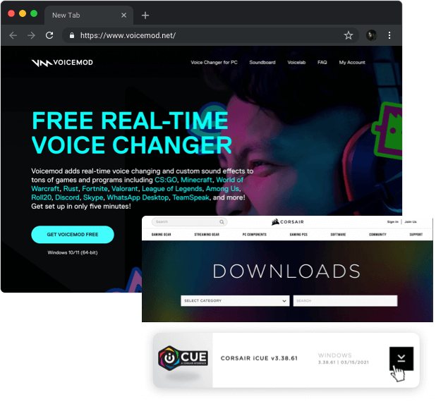 icue corsair voicemod