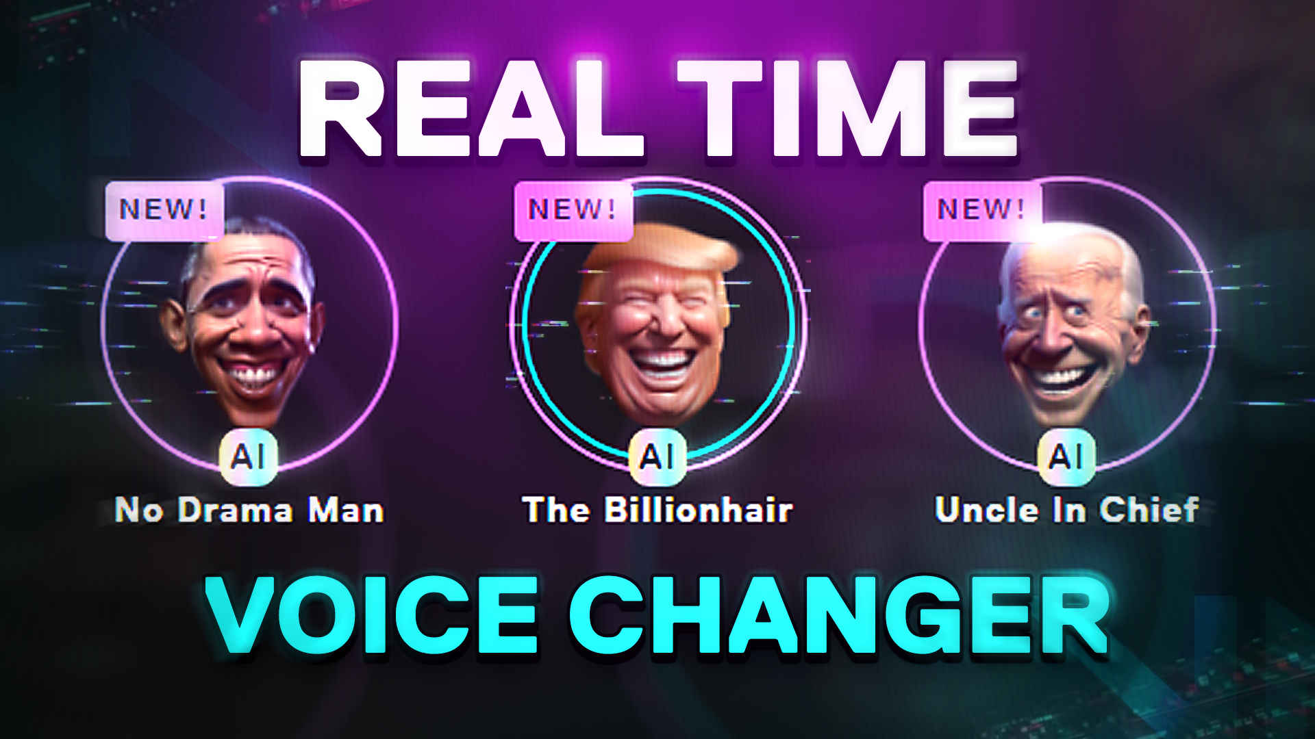 US Presidents AI voice changer