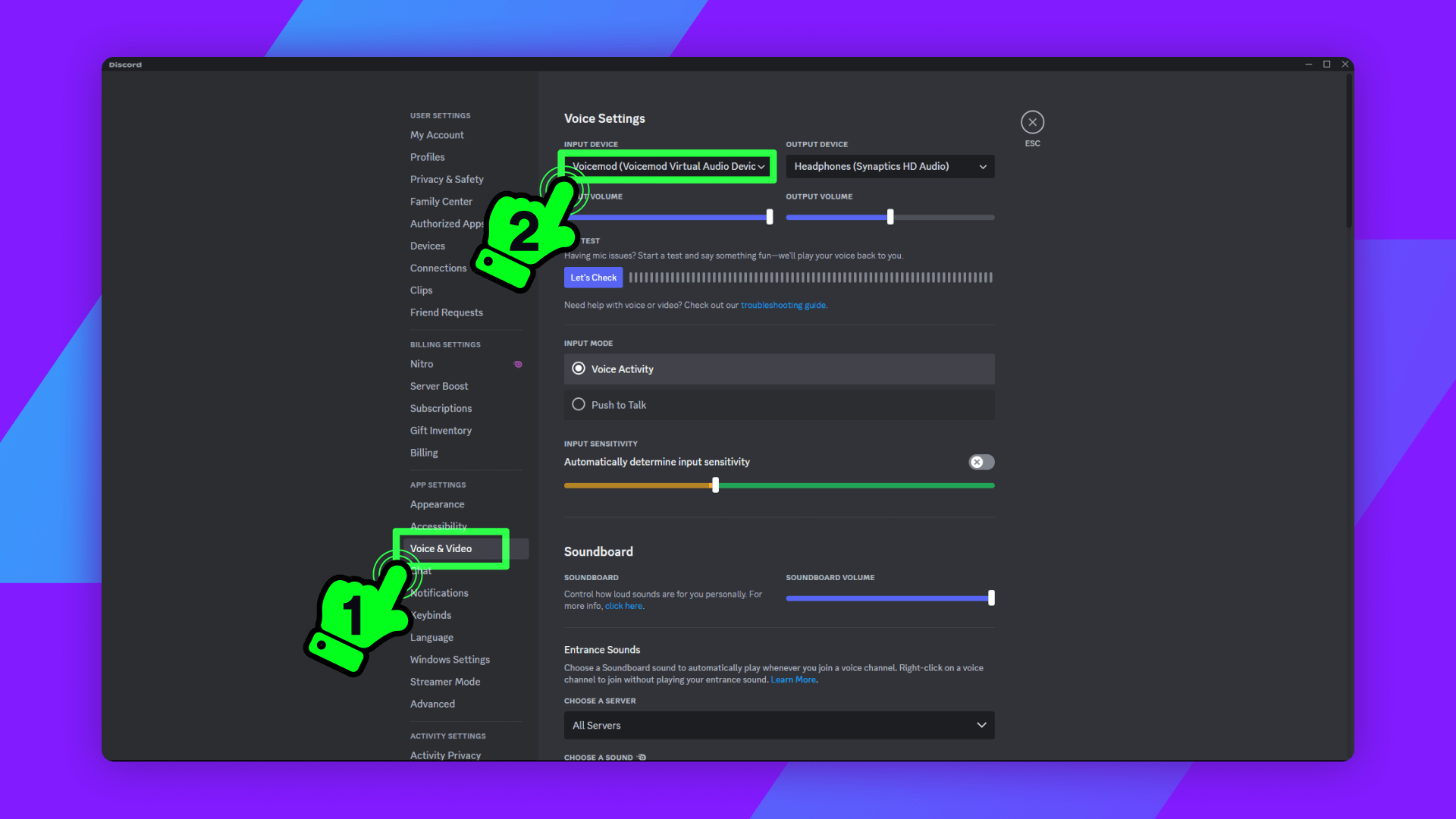 How to use Discord & Voicemod