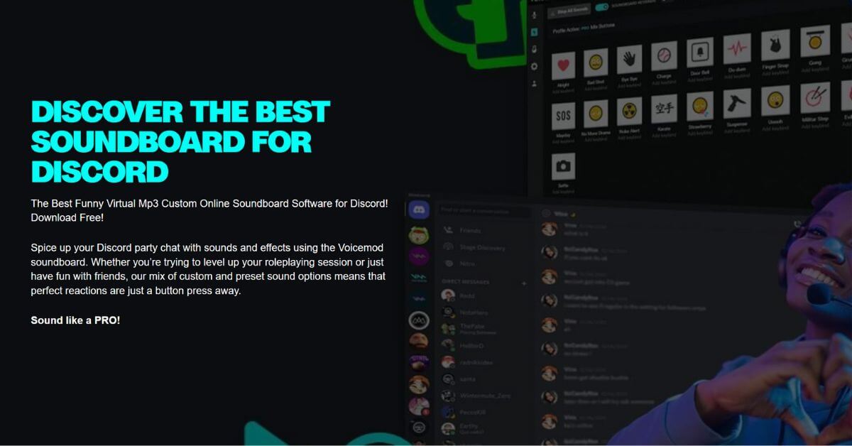 Free Soundboard for Discord Chat | Voicemod