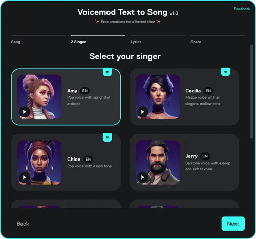 Voicemod Text To Song